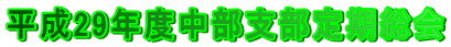 平成29年度中部支部定期総会